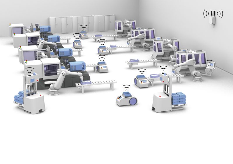 The driverless transport systems (DTS) or automated guided vehicles (AGVs) used in intralogistics must meet one essential requirement: they should operate safely, quickly, and interoperably within the existing infrastructure.(Image:  Phoenix Contact)