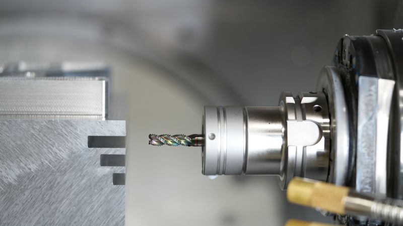 HC403BDSR enables full slot milling up to a depth of 3xD at maximum feed rates in all common aluminum alloys.(Image:  Hufschmied Zerspanungssysteme)