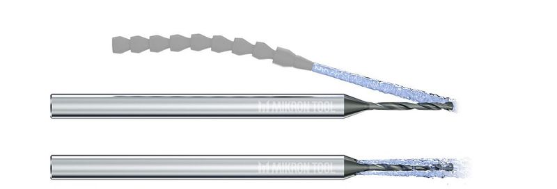 Le foret d’exception CrazyDrill Cool SST Inox garantit la sécurité des processus pour le laiton sans plomb. (Source : Mikron Tool)