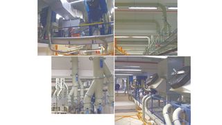 Rohrleitungssysteme für Entstaubungsanlagen müssen vor allem dicht und druckstoßfest sein. (Bilder: Jacob) (Archiv: Vogel Business Media)