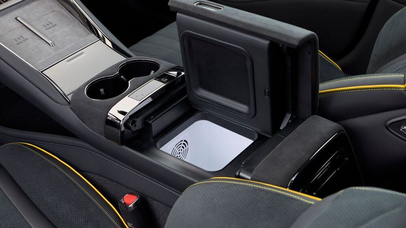 Luxurious: the compartment between the front seats can be cooled down to minus five degrees. (Picture:Denza)