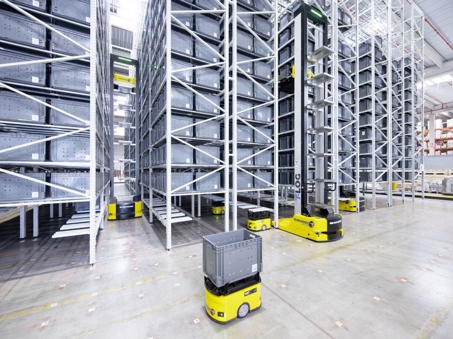 Schaefer Rackbot Mobile Robotik und KI: SSI Schäfer auf der Logimat