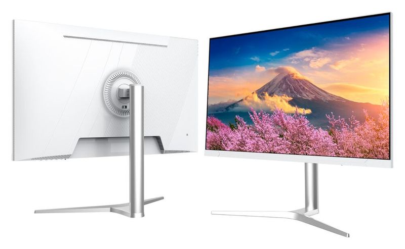 Das 6K-IPS-Panel ist für mehr Ergonomie mit einer Antireflexionsschicht versehen. Der Standfuß bietet vielfältige Verstellmöglichkeiten einschließlich einer Pivot-Funktion. (Bild: Japannext)