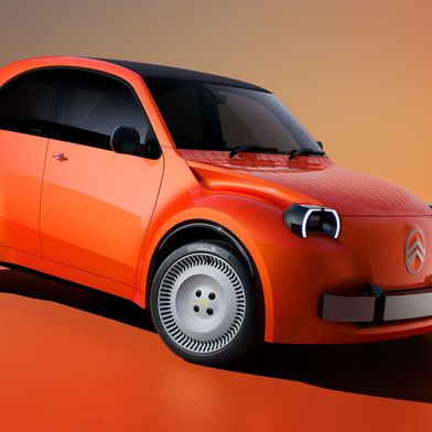 Brand-new, yet quintessentially 2CV: The new 2CV is set to hit the road in two years at the latest. (Image:Citroën)