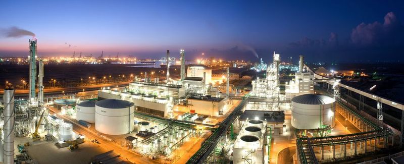 Der ENPC Düngemittelkomplex in Damietta (Ägypten) verfügt über eine Produktionskapazität von 2400 Tonnen Ammoniak und 3850 Tonnen Harnstoff pro Tag. (thyssenkrupp Industrial Solutions)