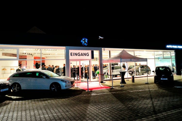 Blick von Außen: Die Ruhrdeichgruppe hat im vergangenen Jahr kräftiges Wachstum mit den über Auto Parc France vertriebenen PSA-Marken Peugeot erzielt. (Foto: PSA)