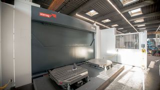 Die Starrag STC 1250 verkürzt die Bearbeitungszeiten und das Vierfach-Palettensystem ermöglicht hauptzeitparalleles Rüsten sowie mannarme Schichten. (Starrag)