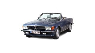 1. Preis: Mercedes-Benz 300 SL Cabriolet, Bj. 1985. (Foto: Lebenshilfe Gießen)