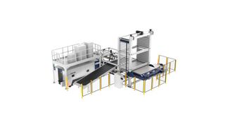 Der neu entwickelte Store Pro von HSG ist ein vielseitiges Drei-in-Eins-System, das unbemannte Nachtschichten, arbeitsarme Tagesschichten und die Produktion kleiner Losgrößen unterstützt und so sowohl die Effizienz als auch die Flexibilität maximiert. (Bild: HSG Laser)