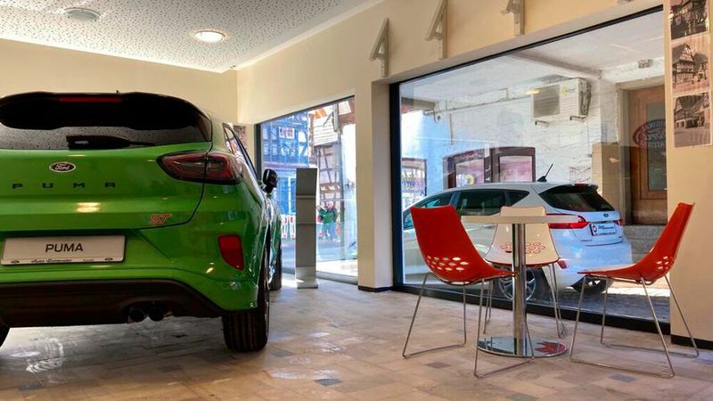 Der Pop-up-Store ist im ehemaligen Stammhaus des Autohauses angesiedelt. (Bild: Auto Bohlender)