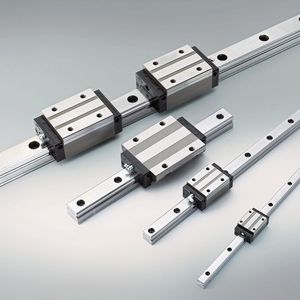 Bild 4: Die neuen Linearführungen der DH/DS-Serie bieten im Vergleich zu konventionellen NSK-Linearführungen eine verdoppelte dynamische Tragzahl.(Bild:  NSK)