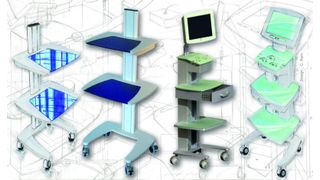 Die Kunststoffgehäuse der neuen Labor-Gerätewagen von CubiDesign können individuell gestaltet, konstruiert und gebaut werden. (Archiv: Vogel Business Media)