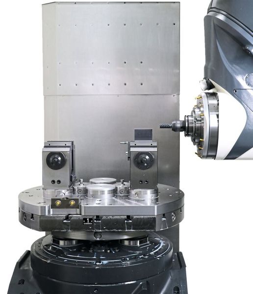 Mit der DMC 80 FD Duo- block wird eine 50 % kürzere Durchlaufzeit bei Sonderspannbacken durch Fräs-Dreh-Technik erreicht. (DMG Mori)