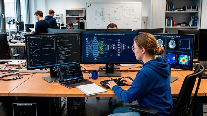 Hochschulen in Nordrhein-Westfalen, Bayern und Baden-Württemberg können dank COSAI künftig auf einer verteilten KI-Infrastruktur arbeiten.(Bild:  Gemini / KI-generiert)
