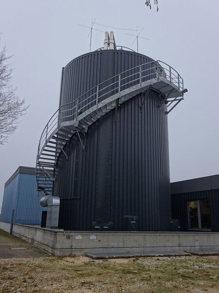 Die Hochlastfaulung auf der Kläranlage Erbach bildet die Grundlage, die Kläranlage zu einer Bioraffinerie auszubauen. (Franz Parockinger/ Stadt Erbach)