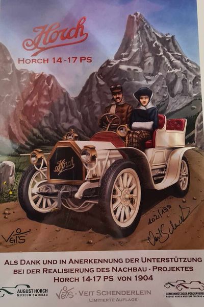 Stein des Anstoßes zum Projekt „Nachbau des Horch 14-17 PS“ war das Fehlen eines Fahrzeugs aus der Anfangszeit des Automobilbaus in Zwickau in der Dauerausstellung des August Horch Museums. (Bild: August Horch Museum)