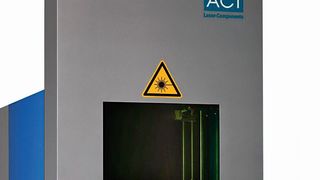 Eine Workstation Professional mit Faserlaser Ventus Marker von ACI Laser. Die Teilekennzeichung wird damit effizient, dauerhaft prozesssicher und deutlich lesbar möglich. (ACI Laser-Components)