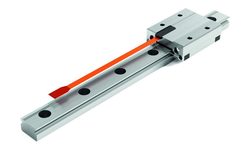 Bei der Miniscale Plus ist der Messsensor im Laufwagen integriert. (Bild: Schneeberger)