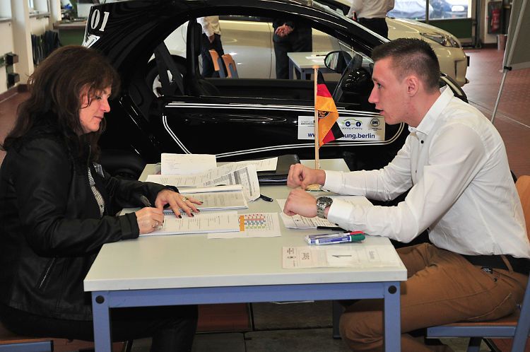 Das Gleiche macht hier Christian Maus aus dem Saarland. (Foto: Schmidt)