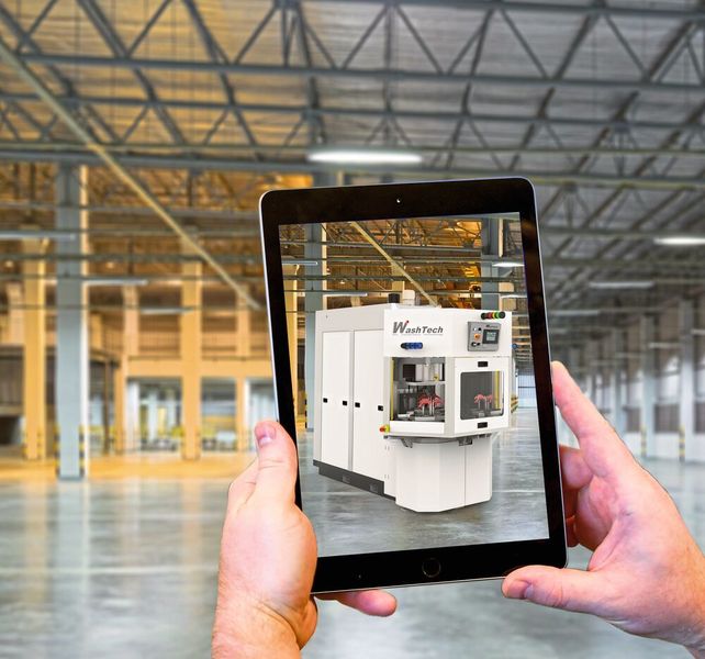 Die neuen Augmented-Reality-Funktionen in Solid Edge 2020 ermöglichen es Anwendern, Konstruktionen auf neue Weise zu visualisieren. Außerdem sorgen sie für eine verbesserte Zusammenarbeit – sowohl intern als auch mit Lieferanten und Kunden während des Konstruktionsprozesses. (Siemens PLM)