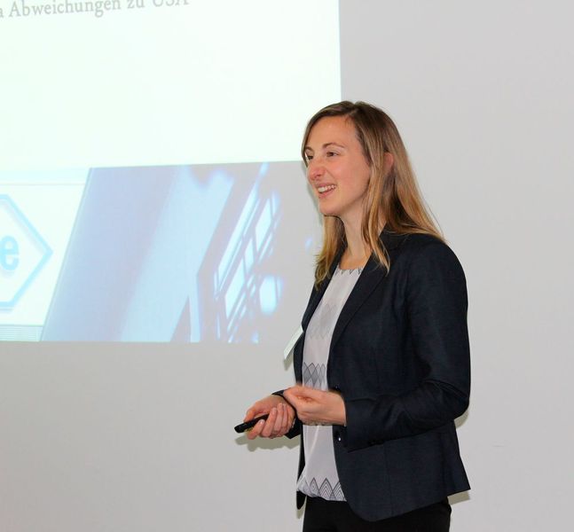 Ina Trapp, UDI Change Control Manager, Roche Diagnostics: „Im Hinblick auf die Datenbank wird es statt einer globalen Lösung mehrere lokale Varianten geben. Beispielsweise arbeitet die chinesische Behörde mit Hilfe der Industrie an einem eigenen UDI-Konzept.“ (Bild: Fasmed)