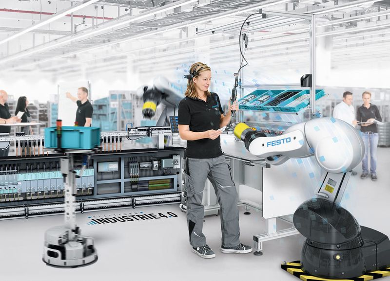 Iteratives Vorgehen und Feedback auf allen Ebenen: Mit agilen Methoden vereinfacht sich die Entwicklung komplexer Produkte.  (Festo)
