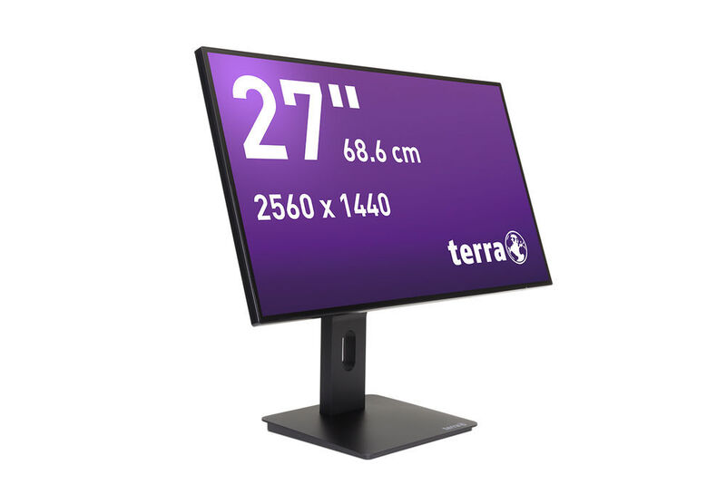 Der Terra LCD/LED 2766W PV ist wie die beiden anderen neuen Monitore mit dem pivotfähigen Multifunktionsstandfuß V2.0 ausgerüstet. (Wortmann)