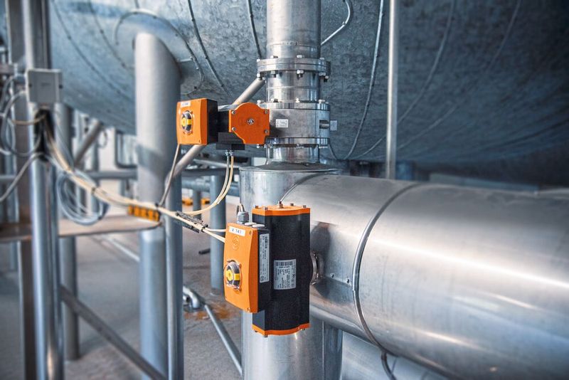 Die chemisch resistente Ebro-Klappe H0 für Anwendungen mit erhöhten hygienischen Anforderungen (Bild: Ebro)