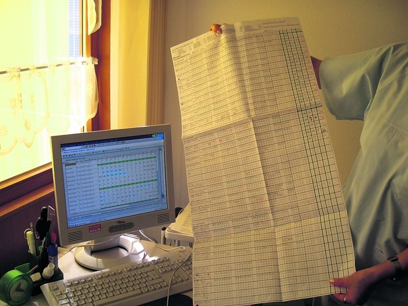 Vergleich. Personalplanung auf Papier und mit „PEP“ (Archiv: Vogel Business Media)