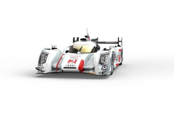 Der neue Audi R18 e-tron quattro: für die Rennsaison 2013 wurde der Rennbolide mit Hybridantrieb gründlich überarbeitet (Bild: Audi Motorsport)