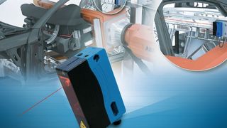 Die Laserdistanzsensoren werden bei der hochgenauen Positionierung von Robotern in der Automobilindustrie eingesetzt. (Micro-Epsilon)