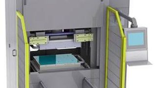 Die Laborpresse arbeitet so leise, dass sie bei üblichem Umgebungslärm nicht zu hören ist.  (Bild: Langzauner)