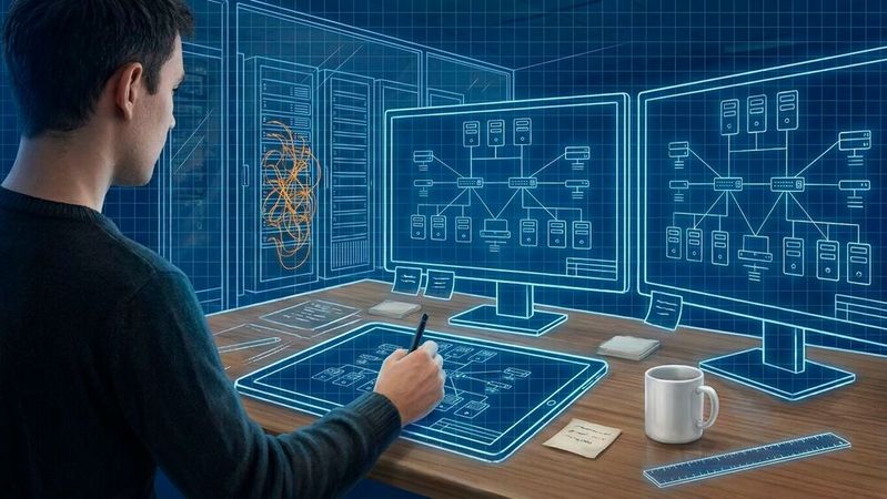 In der IT-Sicherheit ist der Soll-Zustand oft klar, der Ist-Zustand hinkt hinterher.(Bild:  Gemini / KI-generiert)