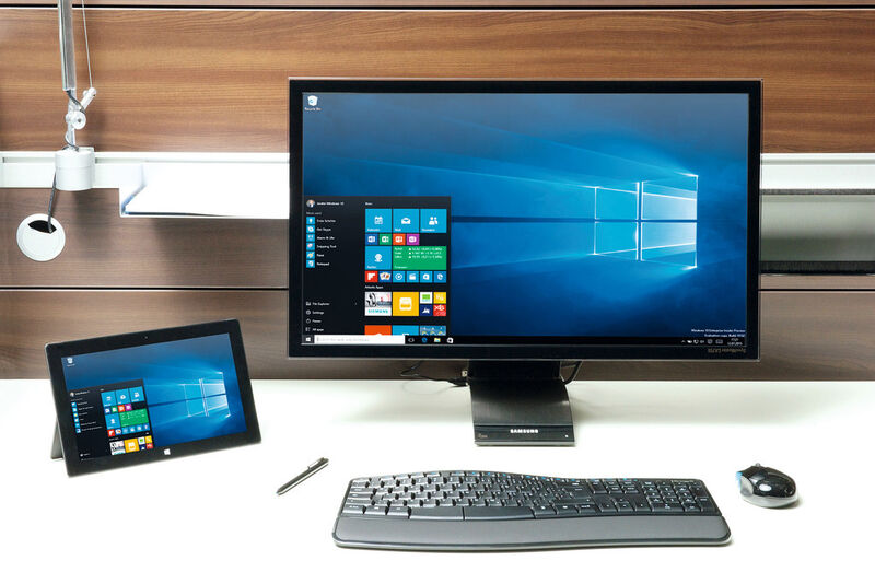Windows 10 bringt neue Sicherheits- und Verwaltungsfunktionen für den Firmeneinsatz. (Bild: Microsoft)