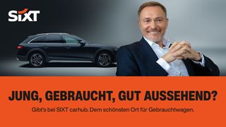 Sixt ist bekannt für aufmerksamkeitsstarke Werbung. Das gilt auch für die neue Remarketingplattform Sixt Carhub. (Bild: Sixt)