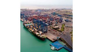 Mundra Port in Gujarat, India: designated site for the chemical complex.   (Adani )