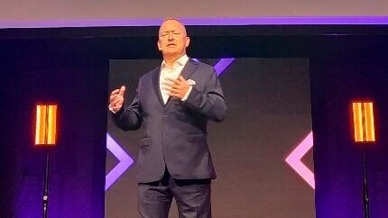 Thomas Herrguth eröffnete mit einer Keynote die .Next in Darmstadt. Er leitet seit Februar 2025 als General Manager das Deutschlandgeschäft von Nutanix.(Bild:  Nutanix)