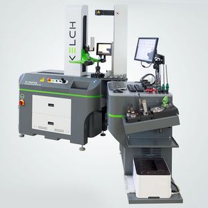 Hier noch ein weiterer Blick auf ein Werkzeugvoreinstell-Gerät des Typs Kelch-Kenova-set-line-V9-S, das bereits das Aufmacherbild zeigte.(Bild:  Kelch)