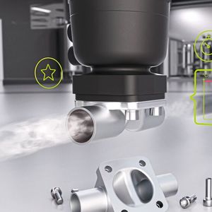 L'alloggiamento per la formatura dei tubi contribuisce alla progettazione di impianti più leggeri e di processi più sostenibili nell'industria farmaceutica, alimentare e cosmetica(Immagine: Bürkert Fluid Control)