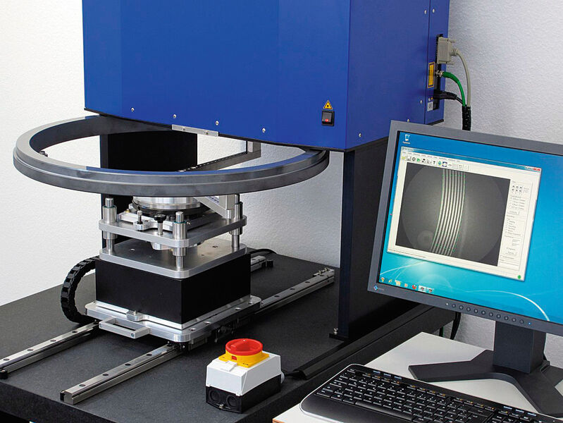 Der Laser in der Messtechnik: Im Bild ein Interferometer für die berührungslose Ebenheitsmessung von technischen Präzisionsflächen. (Bild: Lamtech)
