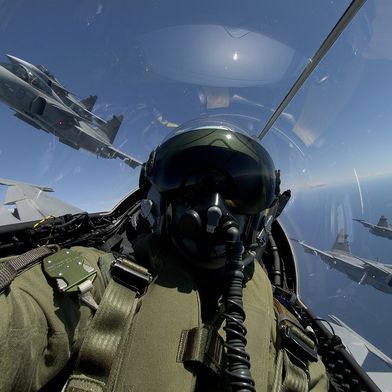 Arexis was originally developed for Saab’s Gripen E/F fighters and is now being adapted for the Eurofighter EK. (Source: Saab AB)