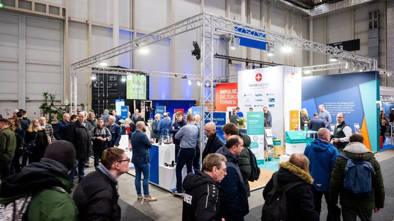 Volle Messegänge auf der Nortec 2026(Bild:  Messe Stuttgart)