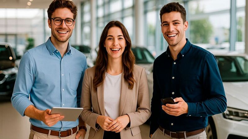 Die DAT-Gruppe hat ein neues Programm für den Führungskräfte-Nachwuchs in Autohäusern aufgelegt.(Bild:  Dall-E / KI-generiert)