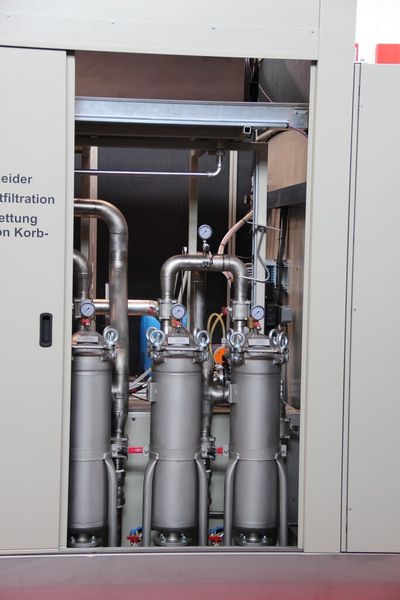 Blick in eine Einkammer-Reinigungsanlage am Stand von Indra-Markert. (Bild: Itasse)