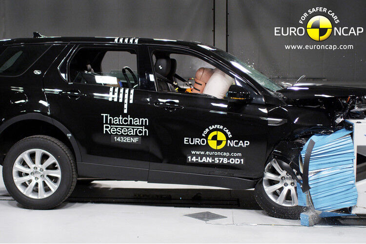 Die Bestnote von 5 Sternen gab es auch für den Land Rover Discovery Sport ... (Foto: NCAP)