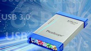 Die Serie PicoScope 6000AB bietet vier Kanäle bei allen 6 Modellen und Bandbreiten bis 500 MHz (PSE)