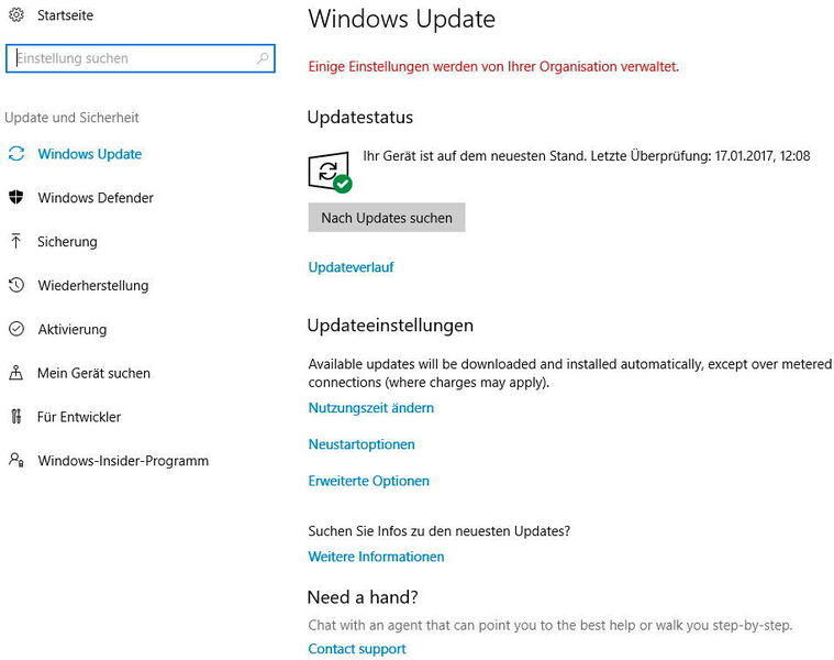 Die Updateansicht hat Microsoft in Windows 10 Creators Update etwas angepasst. (Joos / Microsoft)
