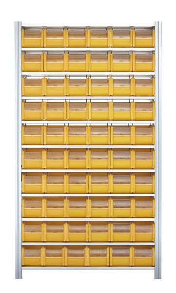 Die speziellen Fachböden sind mit 20 Millimetern extrem flach. Bezogen auf ein Regal mit der Höhe von 1850 mm können nun zehn anstelle von acht Ebenen untergebracht werden. (Bild: Bito-Lagertechnik-Bittmann)
