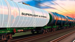 Mit Lamilux X-treme soll der leichteste und dennoch stärkste Verbundwerkstoff bereitstehen. Prädestiniert ist er etwa für den Bau von sehr stabilen Tankverkleidungen, sagt der Hersteller. (Lamilux)