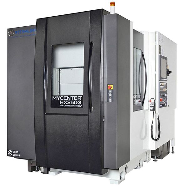 Das neu überarbeitete Kompakt-Horizontalbearbeitungszentrum HX-250iG von Kitamura steht für hohe Produktivität und Dynamik. (Kitamura)